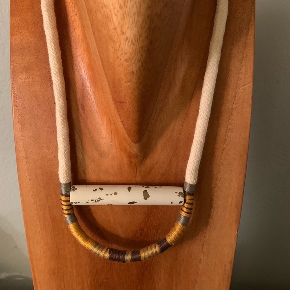 Jewelry - Semi Circle Nude Rope Necklace